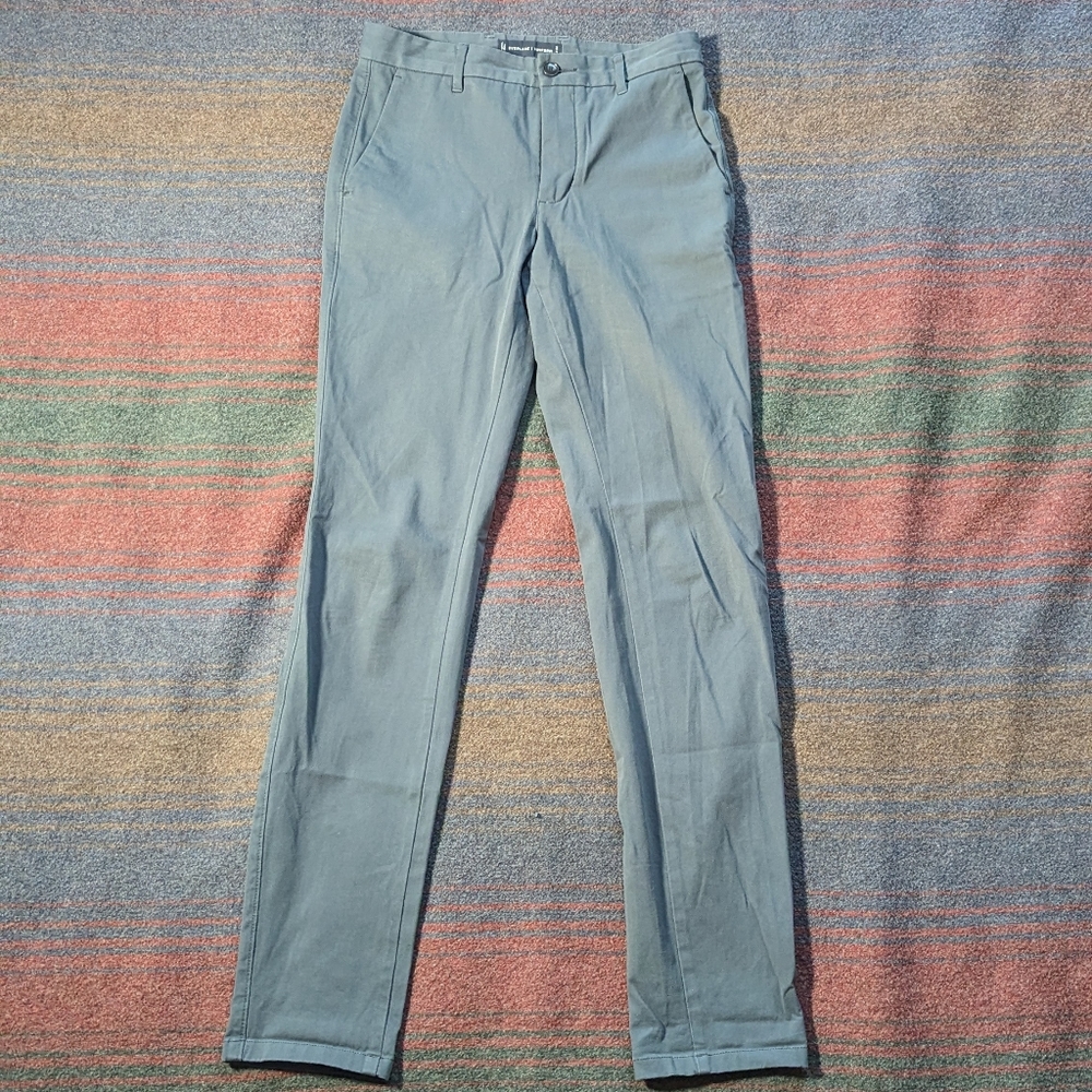 Everlane Men's Slim Fit Performance/Uniform Chinos Blue 28W34L